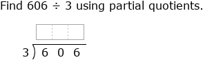 Loading inline skill Divide using partial quotients...