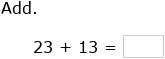 Loading inline skill Add two-digit numbers without regrouping - sums to 100...