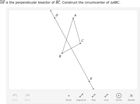 Loading inline skill Construct the circumcenter or incenter of a triangle...